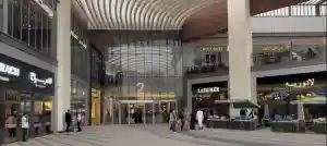 Gate 2 at Riyadh Park, between the Ladurée and Chocomelt frontages